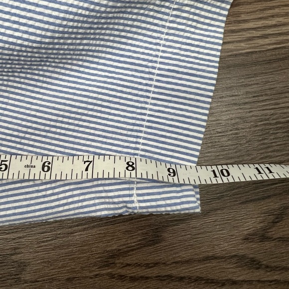 Polo Ralph Lauren Blue & White Seersucker Shorts 36 - Picture 6 of 6